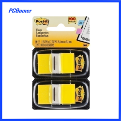 Post-it 3M Post-it Index Flags 100 Tabs Pack 25mm x 43mm Yellow 680-YW2