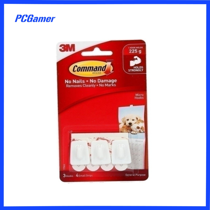 3M Command Micro Hooks - 3 Pack
