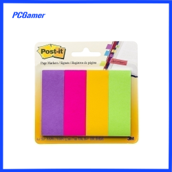 3M Post-It Paper Page Markers Ultra Large 22.2mm x 73mm 4 Colours 200 671-4AU