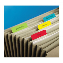 Post-It Hanging Folder Tabs Primary Colours 50 x 35mm 24-Pack
