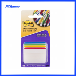 Post-It Hanging Folder Tabs Primary Colours 50 x 35mm 24-Pack