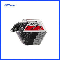 Sharpie Mini Fine Black Canister Pk72 Black 35124