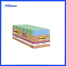 Post-It Super Sticky Notes 654-24SST-CP Pk24 Assorted colour