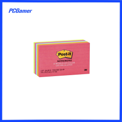 Post-It Capetown Colour Ruled Notes 76x127mm 5 x 100 Sheet Pads