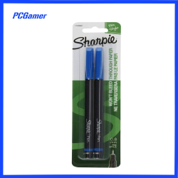 Sharpie Blue 0.8mm Fine Tip Pen x 2