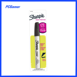 Sharpie Paint Medium Black Carded x 1 Pen