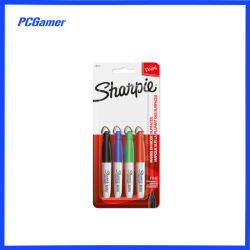 Sharpie Pen Fine Mini Pk4 Black/Blue/Red/Green