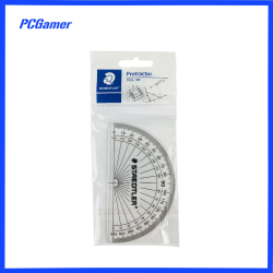 Staedtler 10cm Protractor 180 Degrees Semi-Circular Geometry Maths School x 1