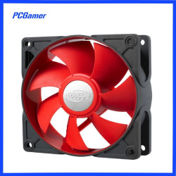 Deepcool Ultra Silent 92mm Ball Bearing Case Fan Red Fan