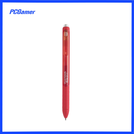 Papermate Inkjoy Gel Pen Medium Retractable 0.7mm Red x 1 Pen