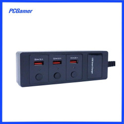 Astrotek 3 PORT USB SMART CHARGER with Smart IC, 5V/3A (Black)