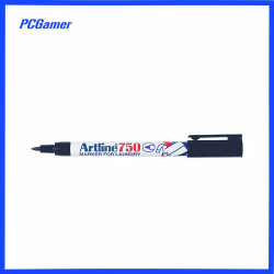 Artline 750 Laundry Marker Pen Black 175001 Cloth School Uniforms permanent x 1
