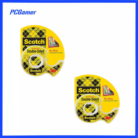 Scotch 136 Permanent Double Sided Tape 12.7mmx6.3m Dispenser